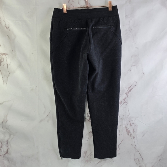 Athleta Pants Womens XS P Black Venice Heathered Pintuck Pull On High Rise - Picture 6 of 13